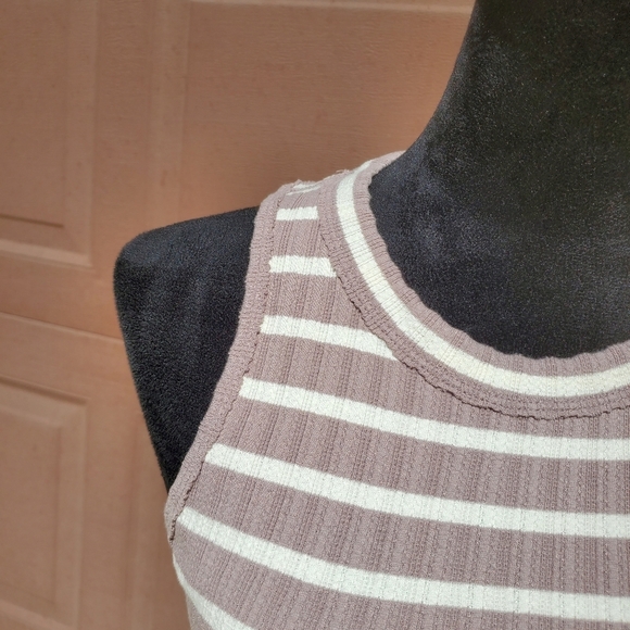 Free People We the Free Women's Fired Up Striped Cut-Out Tank Top Size Small EUC - Picture 10 of 16